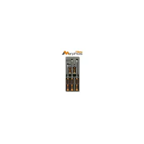   T201MH ABS szerszámtálca Morphos lapos csavarhúzókkal 5db-os - Beta - 024240251