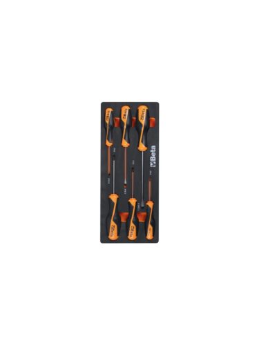 M201 Habszivacs tálca BetaGrip csavarhúzókkal hasítottfejű és Phillips® csavarokhoz - Beta - 024500201