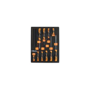   M209 Habszivacs tálca BetaGrip csavarhúzókkal hasított fejű és Phillips® csavarokhoz - Beta - 024500209