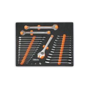   MM26 EVA habszivacs tálca csillag-villáskulcsokkal - Beta - 024580026