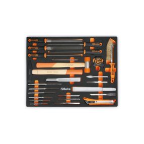   MM230 EVA habszivacs tálca beütő szerszámokkal, reszelőkkel, vágószerszámokkal és mérőeszközzel - Beta - 024580230