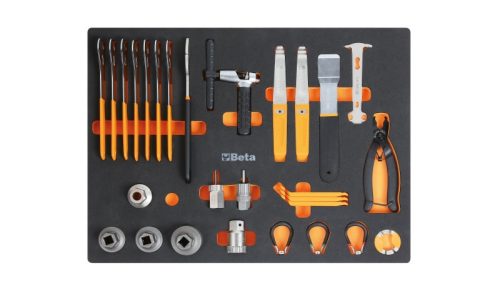 MM400 Habszivacs tálca kerékpárszerelő szerszámokkal - Beta - 024580400
