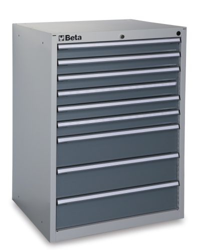 C35/9GM 9 fiókos, ipari, rögzített szerszámszekrény - Beta - 035000192