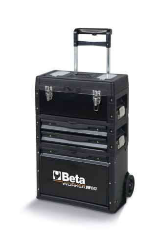 BW 4300E/21 Worker 3 modulos szerszámkocsi 212 darabos szerszámkészlettel általános karbantartáshoz - Beta - 043006201