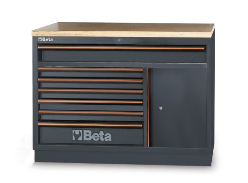 C45PRO M7A/W 7 fiókos rögzített modul a C45PRO műhelyberendezés összeállításhoz - Beta - 045000171