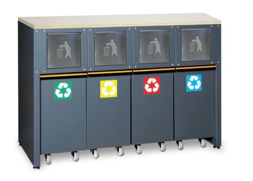 C45PRO RD/W Rögzített szelektív hulladéktároló modul a C45PRO műhelyberendezés összeállításhoz - Beta - 045000240