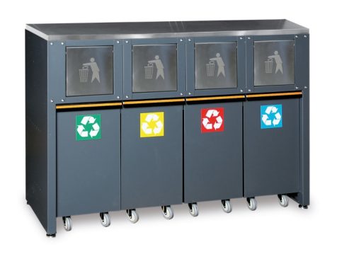 C45PRO RD/X Rögzített szelektív hulladéktároló modul a C45PRO műhelyberendezés összeállításhoz - Beta - 045000241