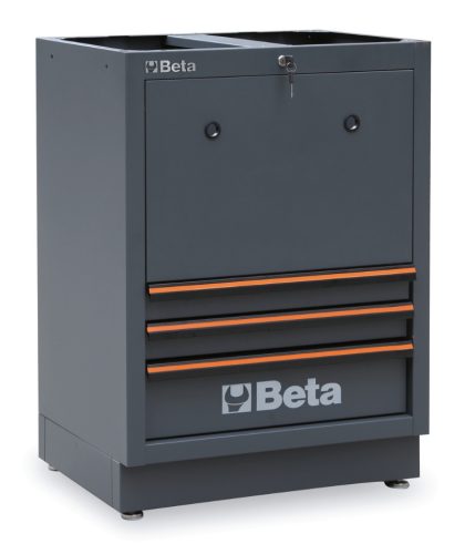 C45PRO TC 3 fiókos rögzített, dobtárolós modul a C45PRO műhelyberendezés összeállításhoz - Beta - 045000249
