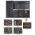 C45PRO 2.0 X/268UT műhelyberendezés összeállítás, inox/MDF munkalap, 268 darabos Worker szerszámkészlettel - Beta - 045009158