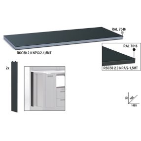 RSC50 2.0 NPA/2-1,5MT Fémlemez munkalap, 1,5 m széles, munkapadhoz, az RSC50 2.0 műhelyberendezés összeállításhoz - Beta - 050001124   RSC50 2.0 NPA/2-1,5MT Fémlemez munkalap, 1,5 m széles, munkapadhoz, az RSC50 2.0 műhelyberendezés összeállításhoz - Beta - 050001124