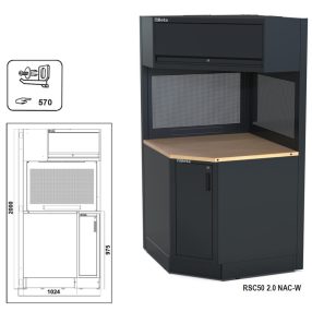 RSC50 2.0 NAC-W Önálló teljes sarok az RSC50 2.0 műhelyberendezés összeállításhoz - Beta - 050001327   RSC50 2.0 NAC-W Önálló teljes sarok az RSC50 2.0 műhelyberendezés összeállításhoz - Beta - 050001327