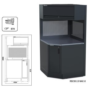 RSC50 2.0 NAC-X Önálló teljes sarok az RSC50 2.0 műhelyberendezés összeállításhoz - Beta - 050001328   RSC50 2.0 NAC-X Önálló teljes sarok az RSC50 2.0 műhelyberendezés összeállításhoz - Beta - 050001328