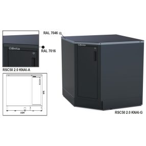 RSC50 2.0 KNAI-A Alsó sarok modul az RSC50 2.0 műhelyberendezés összeállításhoz - Beta - 050001345   RSC50 2.0 KNAI-A Alsó sarok modul az RSC50 2.0 műhelyberendezés összeállításhoz - Beta - 050001345