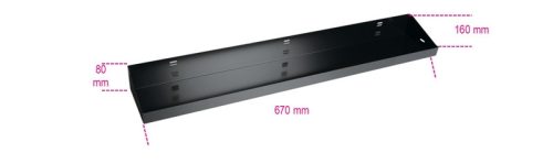 C55MP Acél sarokpolc falra - Beta - 055000374