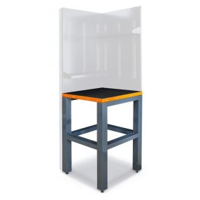   C55KAI-G Sarok munkalap műhelyberendezés összeállításhoz, 700x700 méret lábakkal - Beta - 055000385