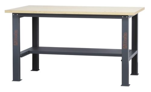 C58BC-W1,6 Egyszerű fa munkalapos munkapad, 1,6 m széles - Beta - 058000601