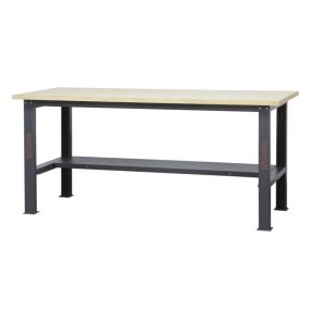   C58BC-W2,1 Egyszerű fa munkalapos munkapad, 2,1 m széles - Beta - 058000621