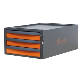   C58CS/O 3C 3 fiókos, 257 mm magas szerszámtároló a C58BC moduláris munkapadokhoz - Beta - 058000673