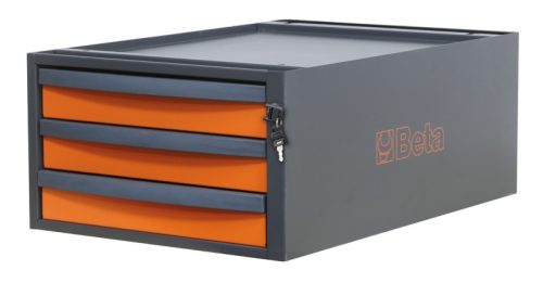 C58CS/O 3C 3 fiókos, 257 mm magas szerszámtároló a C58BC moduláris munkapadokhoz - Beta - 058000673