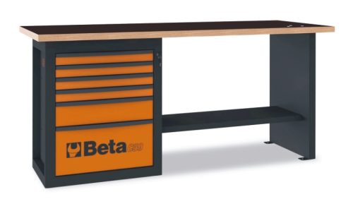 C59A-O "Endurance" munkapad egy 6 fiókos blokkal - Beta - 059000011