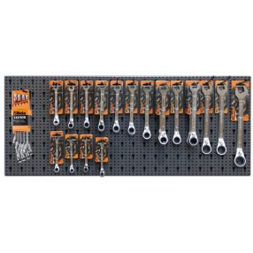 6600 M/40K 77 darab szerszámból álló készlet szerszámtartóval, fal nélkül - Beta - 066009040   6600 M/40K 77 darab szerszámból álló készlet szerszámtartóval, fal nélkül - Beta - 066009040