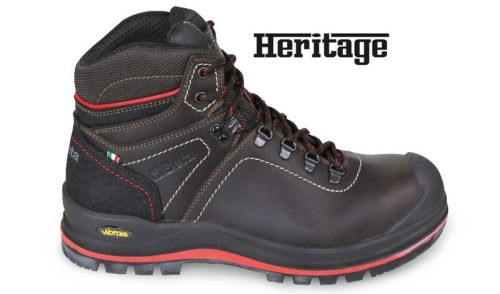 7294 HM Heavy Duty Mérsékelten vízálló, faggyúzott full-grain bőr félcipő nagyteljesítményű VIBRAM® járófelülettel, kopásálló betéttel a saroknál, és poliuretán orrvédő 43 - Beta - 072940643