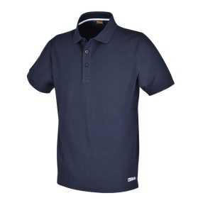  7552BL L Három gombos munka pólóing, piqué pamut, 200 g/m3, kék - Beta - 075520303