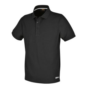   7552N L Három gombos pólóing, piqué pamut, 200 g/m2, fekete - Beta - 075520403