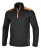 7563N XXXL Top Line rácsos mikropolár pulóver rövid cipzárral, fekete - Beta - 075630006