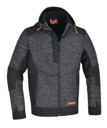 7637G Hosszú ujjú felső softshell anyag betétekkel. modern megjelenés, 7637g ami minden helyzetben kényelmes és melegen tart S - Beta - 076370001