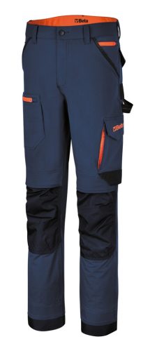 7650B Sokzsebes, elasztikus munkanadrág, XS - Beta - 076500100