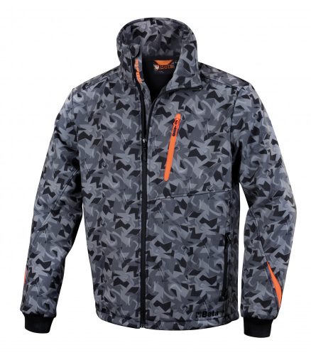 7658CM Softshell dzseki - terepszínű szürke, XXL - Beta - 076580105