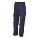 7840BL T/C twill munkanadrág 245g, kék. Derékban oldalt elasztikus. XS - Beta - 078400100