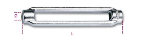 8001Z-K Feszítőanya, galvanizált - Beta - 080019108