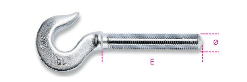 8003ZD M16 Feszítőcsavar horog, jobbmenetes, galvanizált - Beta - 080030116