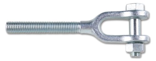 8009FD M8 Jobbmenetes feszítő szerelvény kengyeles - horganyzott - Beta - 080090208