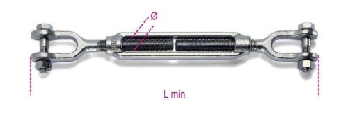 8009Z-K Mindkét oldalon kengyeles, feszítőszerelvény, galvanizált - Beta - 080099010
