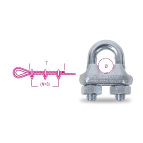 8016S 10 Szorítókengyel acélból, galvanizált - Beta - 080160710   8016S 10 Szorítókengyel acélból, galvanizált - Beta - 080160710