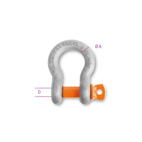 8029R ívelt emelőkengyel , csavaros csappal nagyszilárdságú ötvözött acél tűzihorganyzott - Beta - 080290145   8029R ívelt emelőkengyel , csavaros csappal nagyszilárdságú ötvözött acél tűzihorganyzott - Beta - 080290145