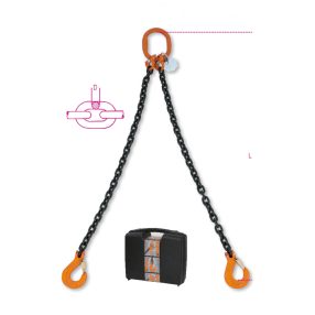   8092 D8-4 rögzítő emelőheveder 2 karos lánc táskában - Beta - 080920044