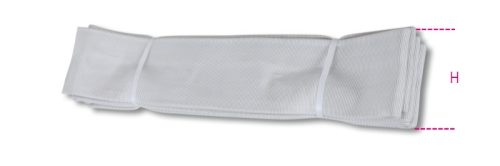 8166 70 Dörzsölésgátló burkolat hevederekhez, nagy szakítószilárdságú poliészter (PES) Elastomer alsó réteggel - Beta - 081660073