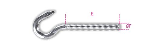 8249G M8 horog rögzítőbetéthez rozsdamentes AISI 316 - Beta - 082490308