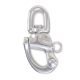 8273 12 Karabiner horog gyorscsatlakozóval és szemes forgószem Nemesacél AISI 316 - Beta - 082730012