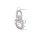 8273 16 Karabiner horog gyorscsatlakozóval és szemes forgószem Nemesacél AISI 316 - Beta - 082730016