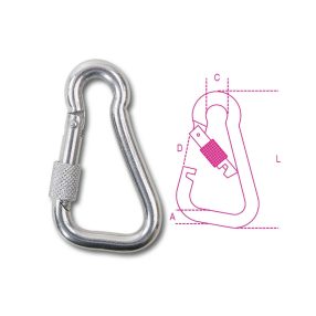 8276G 10X100 Asszimmetrikus karabiner horog AISI 316 - Beta - 082760310   8276G 10X100 Asszimmetrikus karabiner horog AISI 316 - Beta - 082760310