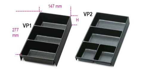 VP1 - VP2 Hőformált műanyag tálcák az összes C22, C23, C23C szerszámládához - Beta - 088880352