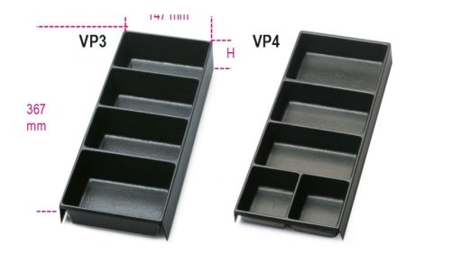 VP3 - VP4 Hőformált műanyag tálcák az összes fiókos, típusú szerszámtárolóhoz - Beta - 088880353