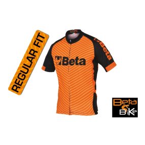   9542M Légáteresztő mikroszálas rövidujjú trikó, fedett hosszú cipzár, három hátsó zseb, egyikük cipzárral, szilikon gumi a trikó szélén - Beta - 095420054