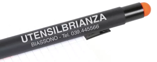 9592AP/P feliratozható alumínium reklámtoll érintőképernyőhöz való gumivéggel - Beta - 095920021