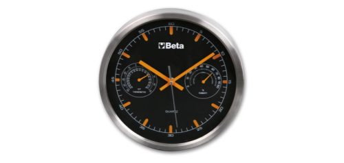 9594 Falióra hő- és levegő páratartalommérővel, átmérő 26 cm - Beta - 095940051